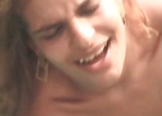 Lesbian chick helps her girlfriend get anal impaled on stallion’s cock